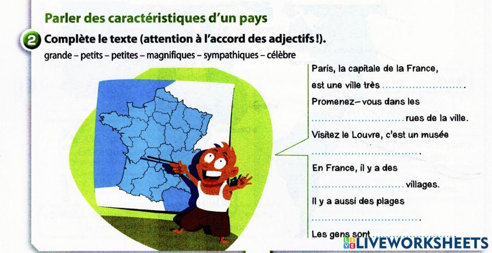 Caractériels d’un pays