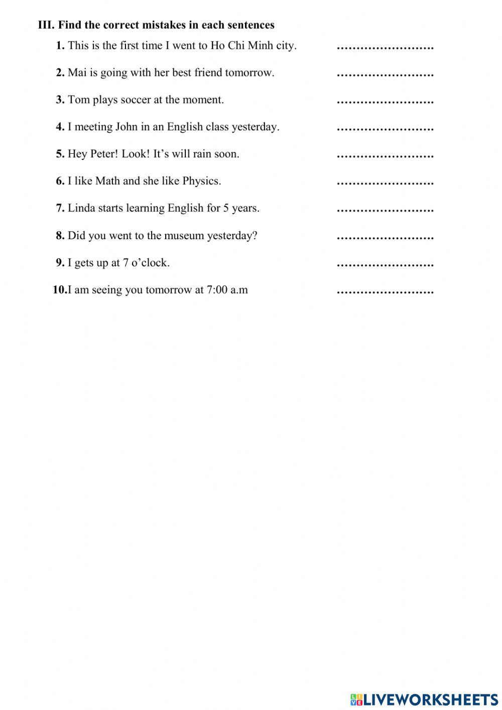 Lop 5- trắc nghiệm ngữ pháp tổng hợp- ws 5