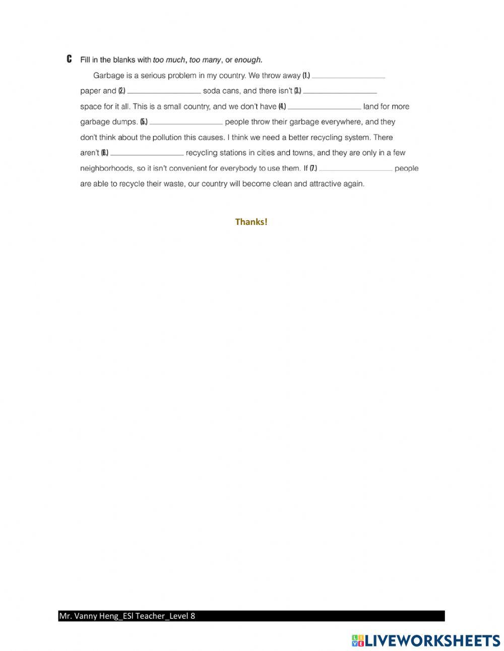 WL3 4th Edition-Unit 9-Quiz W1