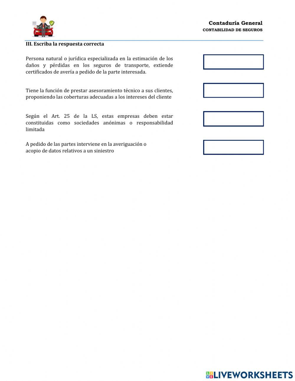 Elementos del seguro