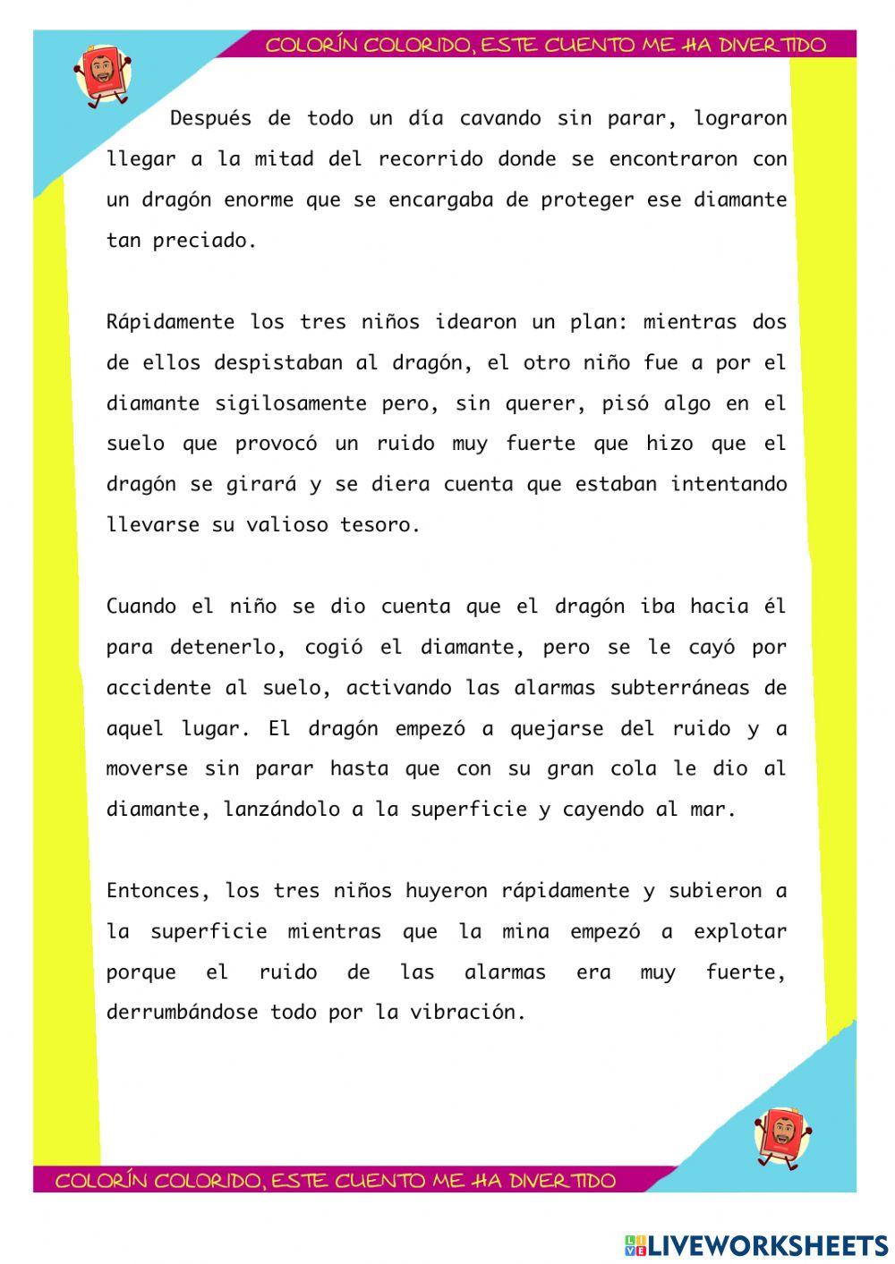 La misteriosa aventura del diamante subterráneo