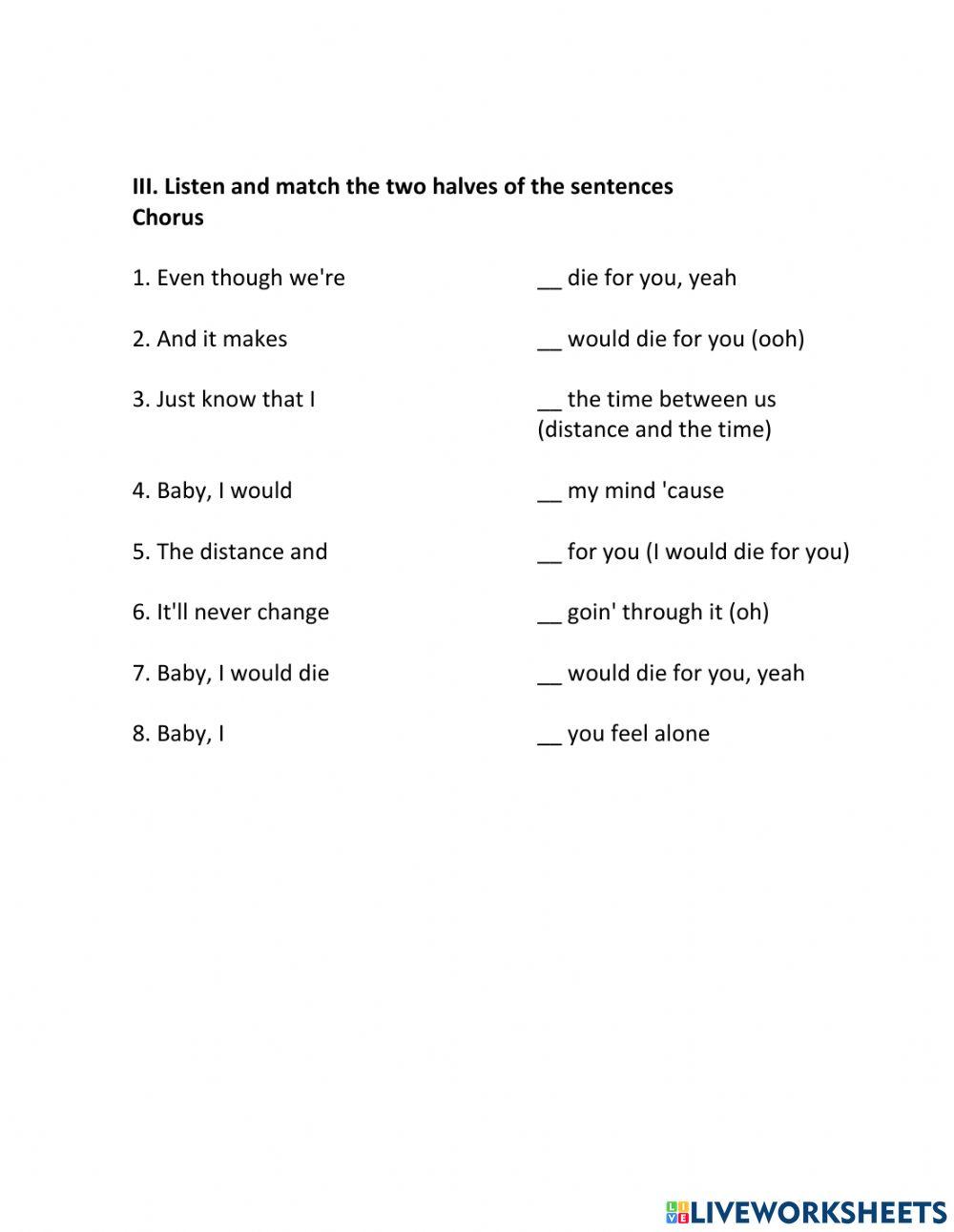 Die for you - The Weeknd feat Ariana Grande