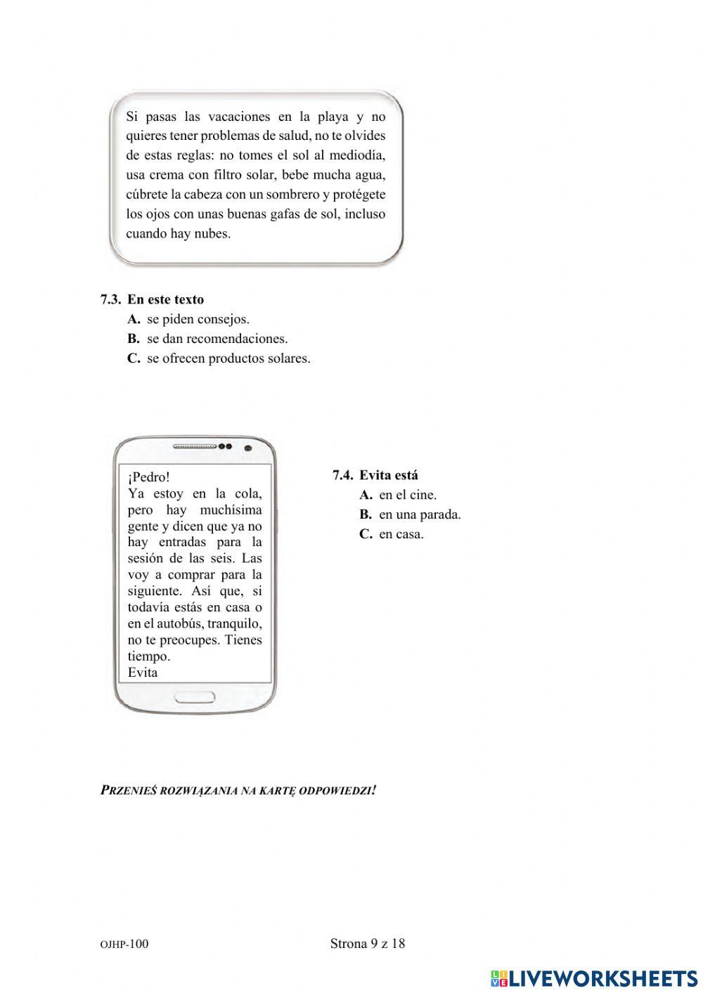 Próbny Arkusz Ósmoklasisty