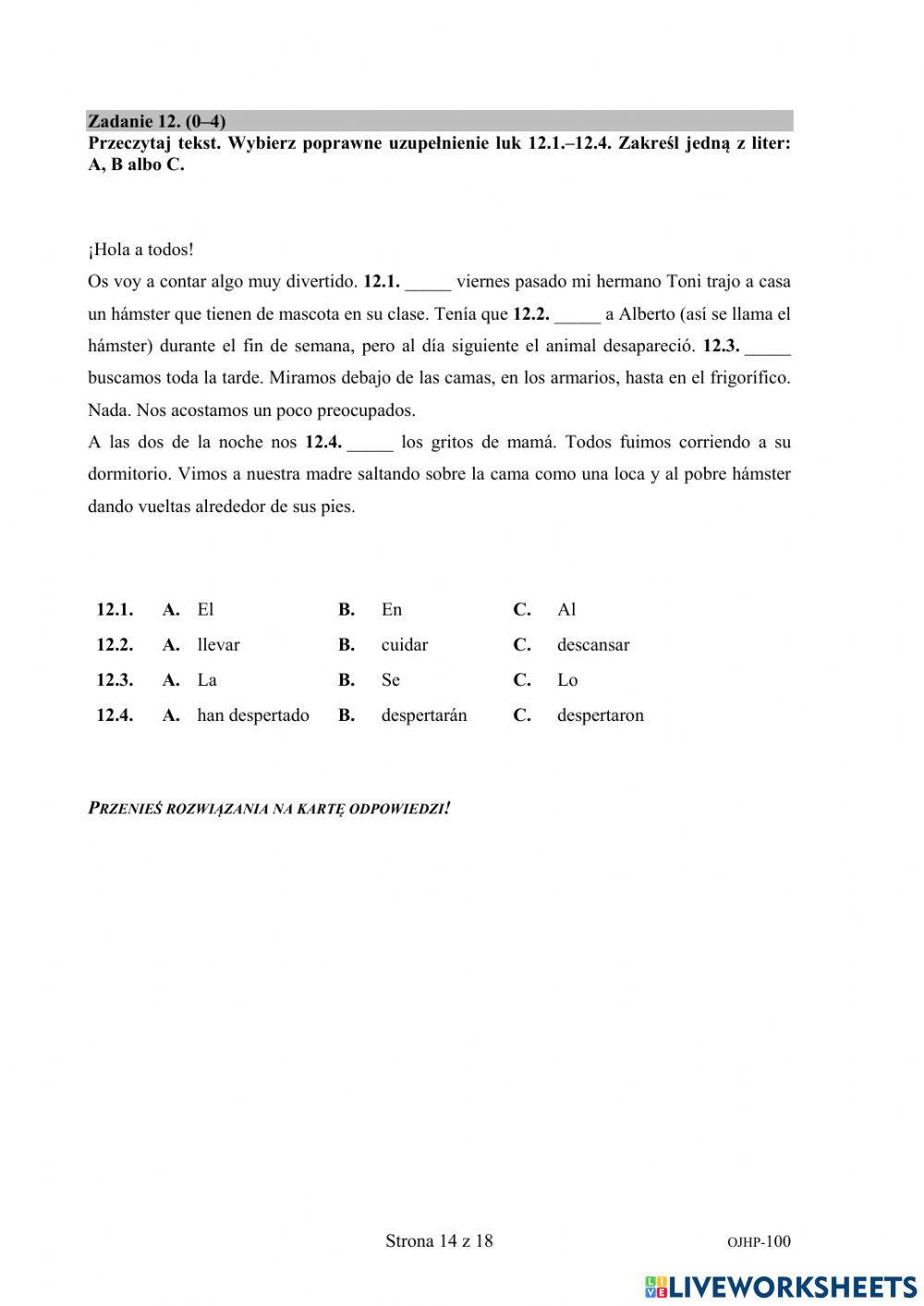 Próbny arkusz 8klasisty 2-2