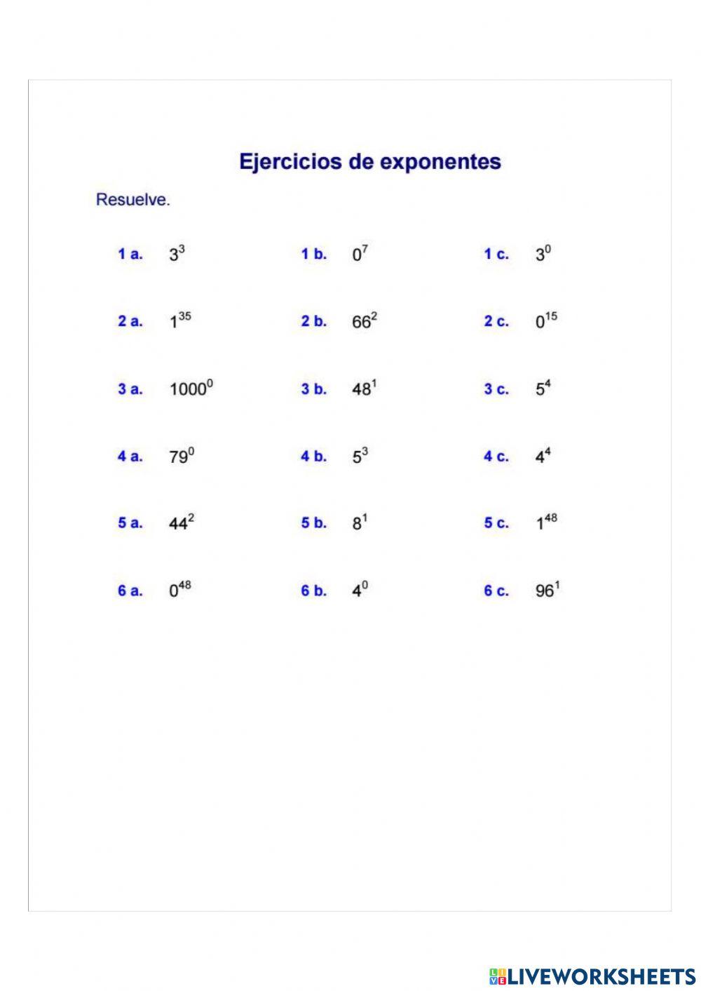 Practicamos potencias