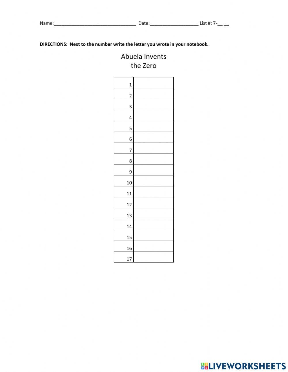 7-Abuela Only Answers