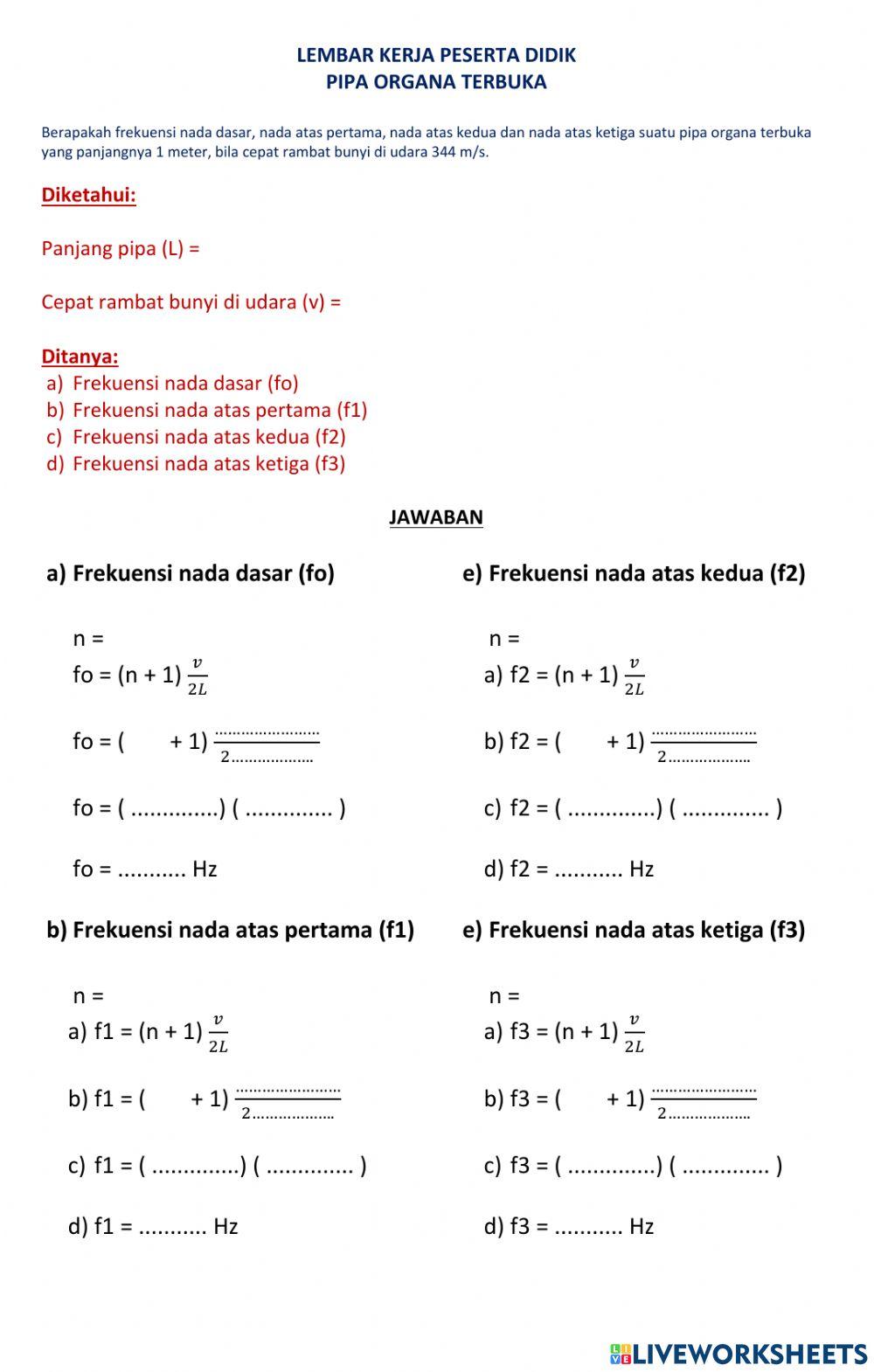 LKPD Pipa Organa Tertbuka