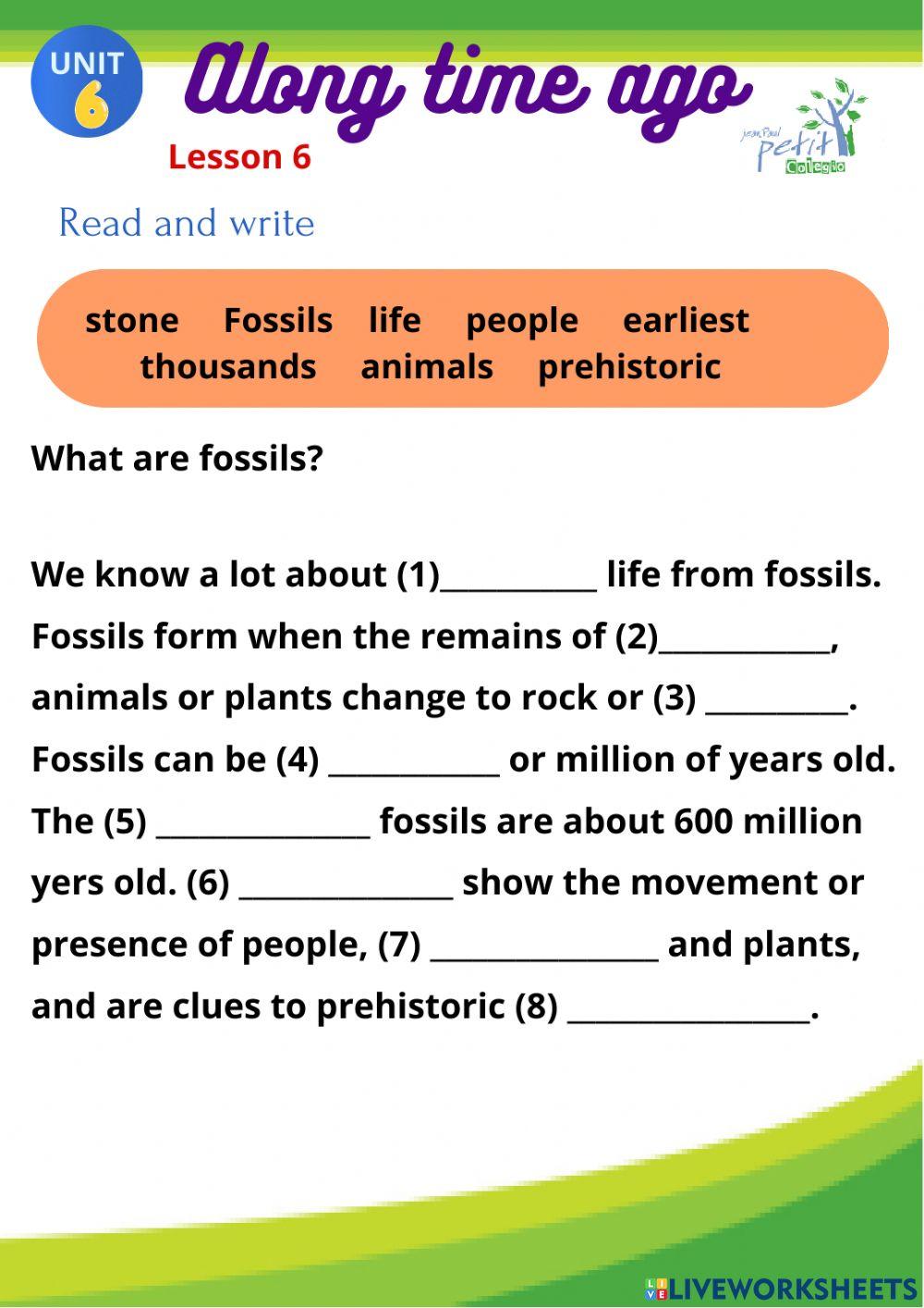 Fossils