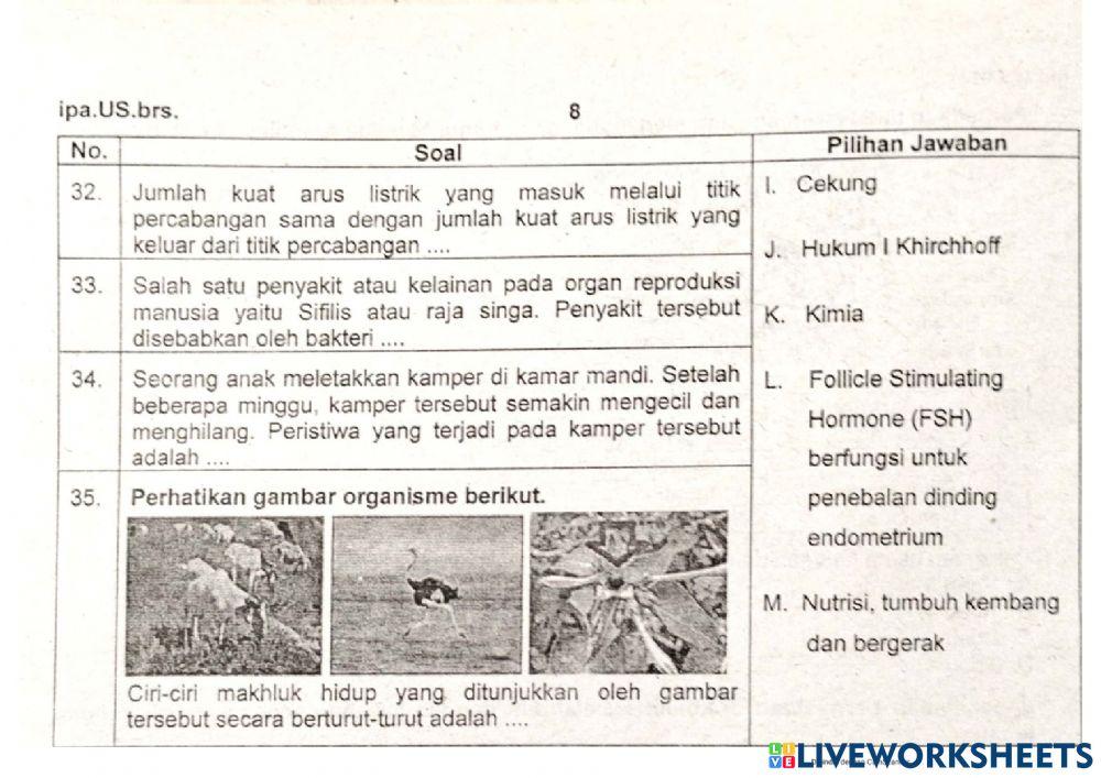 Soal us tp 2021-2022