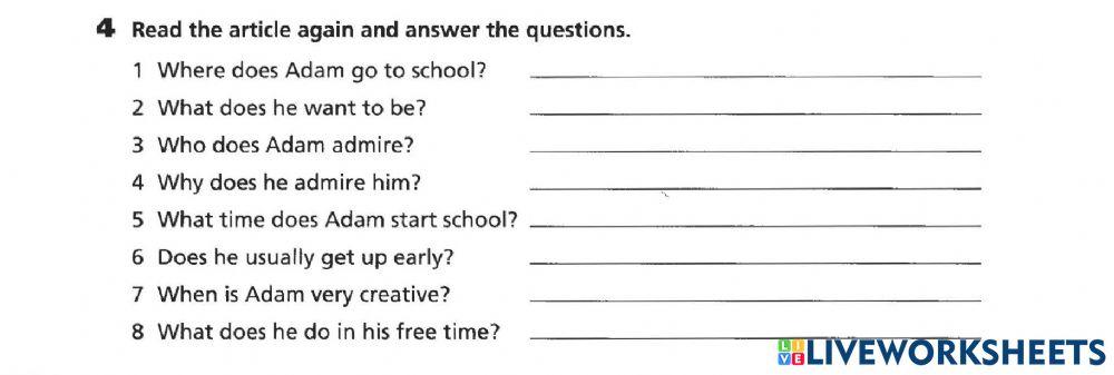 A magazine Article Reading comprehension by Teacher Kasim