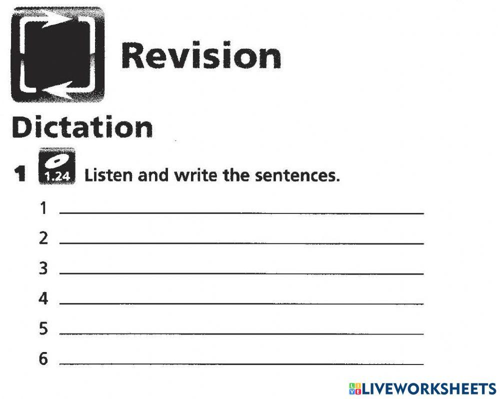 Dictation: Listening and Writing comprehension by Teacher Kasim