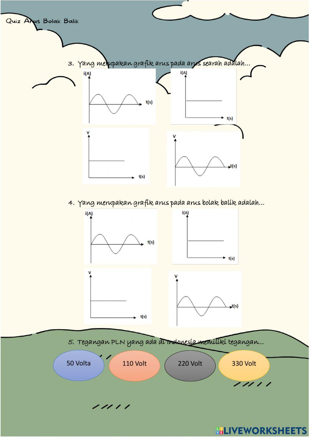 Quiz Fisika Arus Bolak Balik