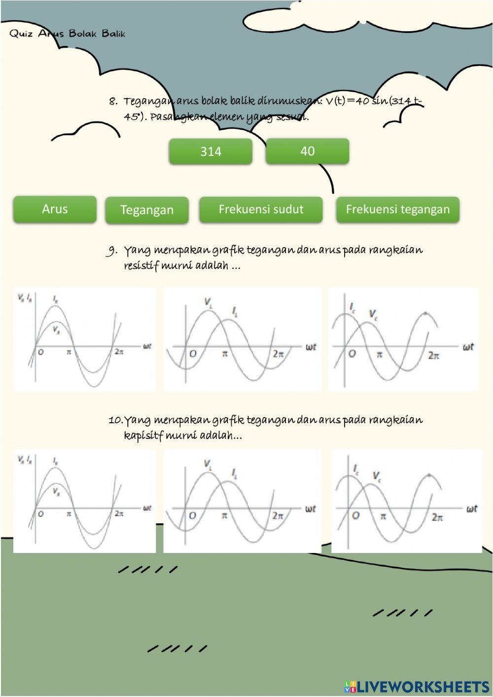 Quiz Fisika Arus Bolak Balik