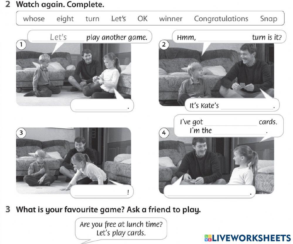 Let's play Snap by Teacher Kasim