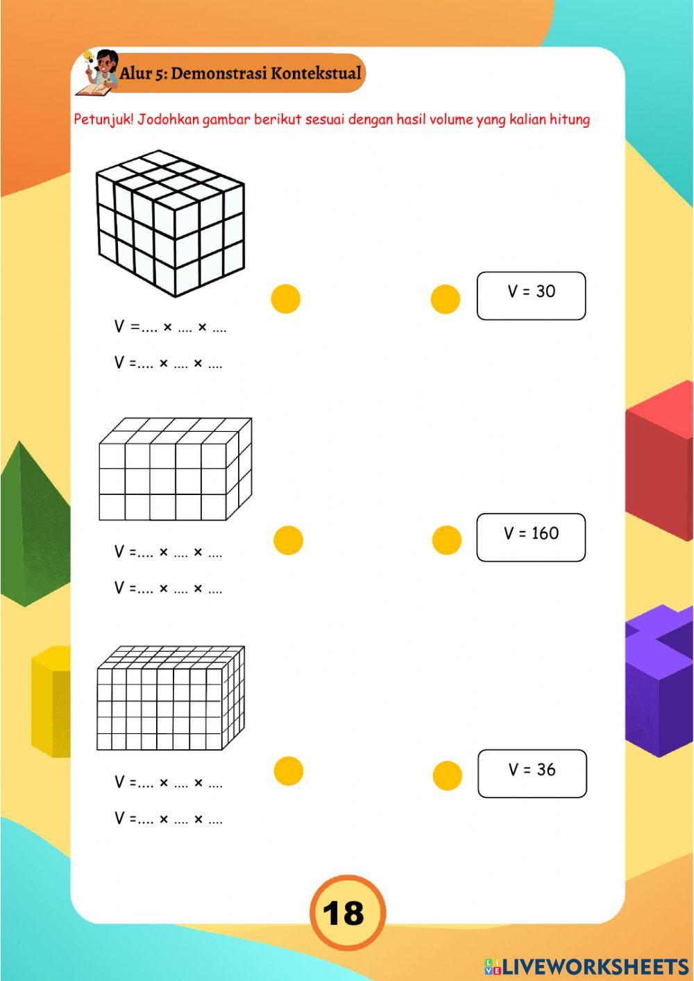 Volume dan jaring-jaring balok