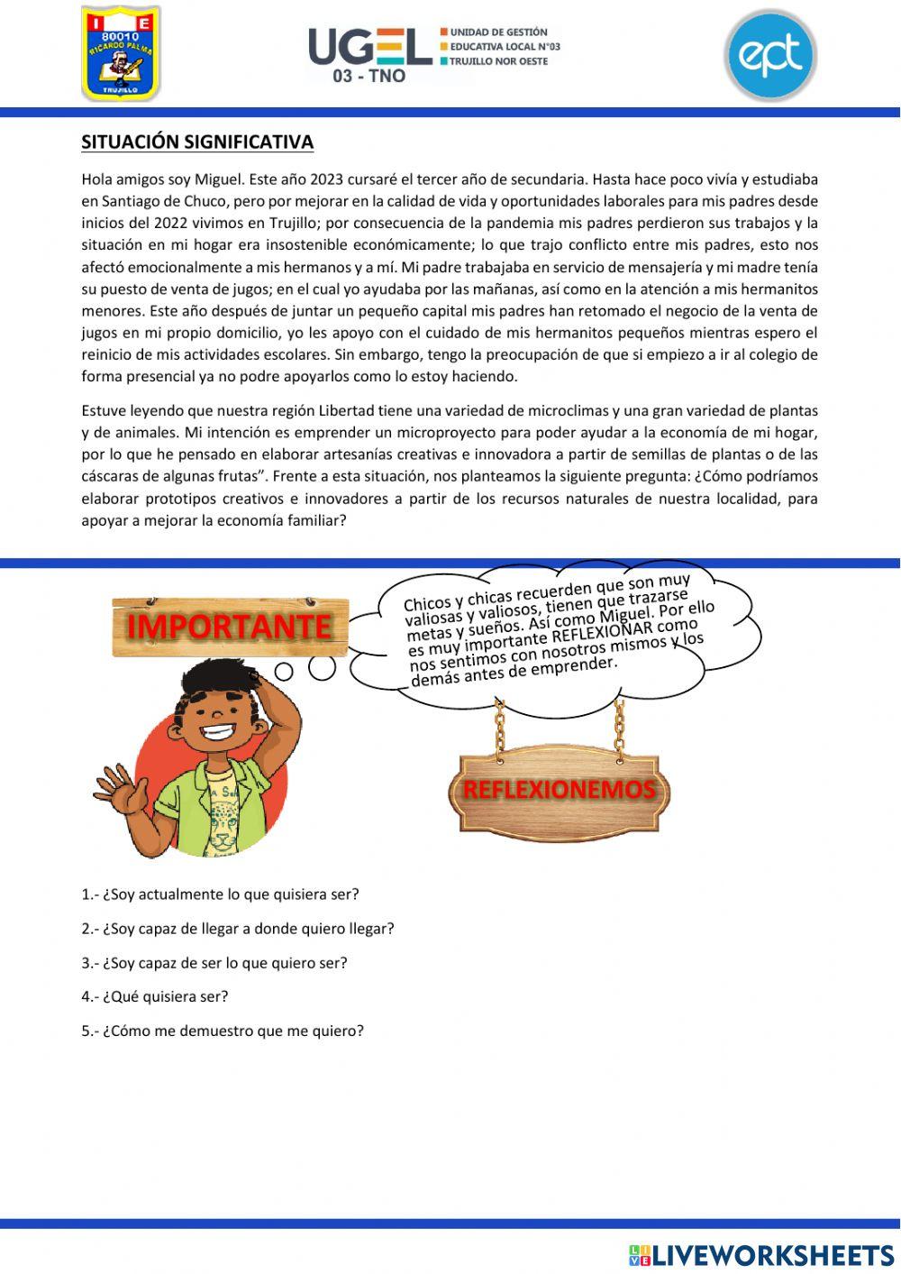 Evaluacón diagnóstica