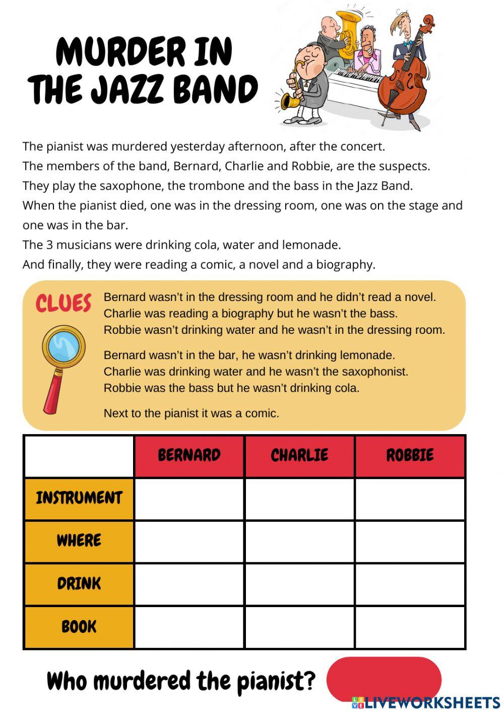 Murder in the Jazz Band