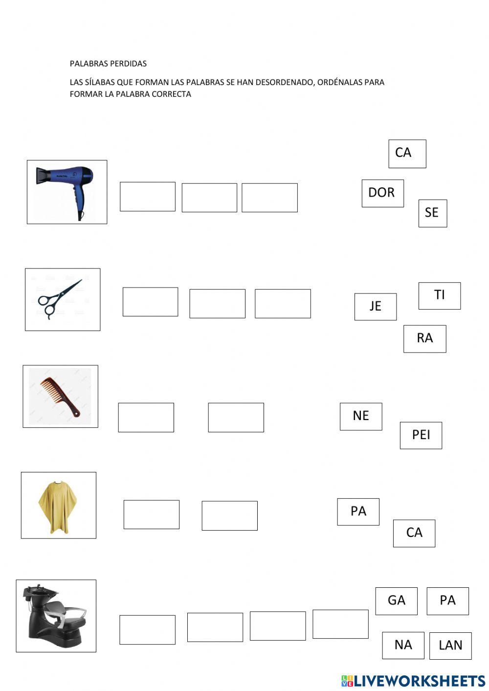 Artículos de Peluqueria