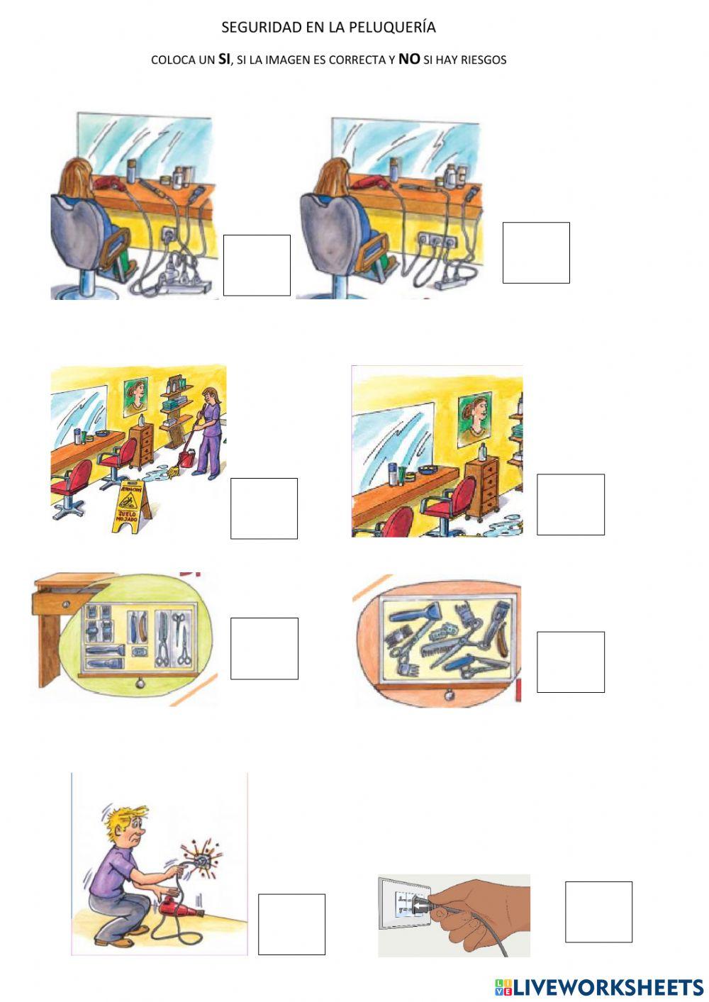 Seguridad en la peluquería