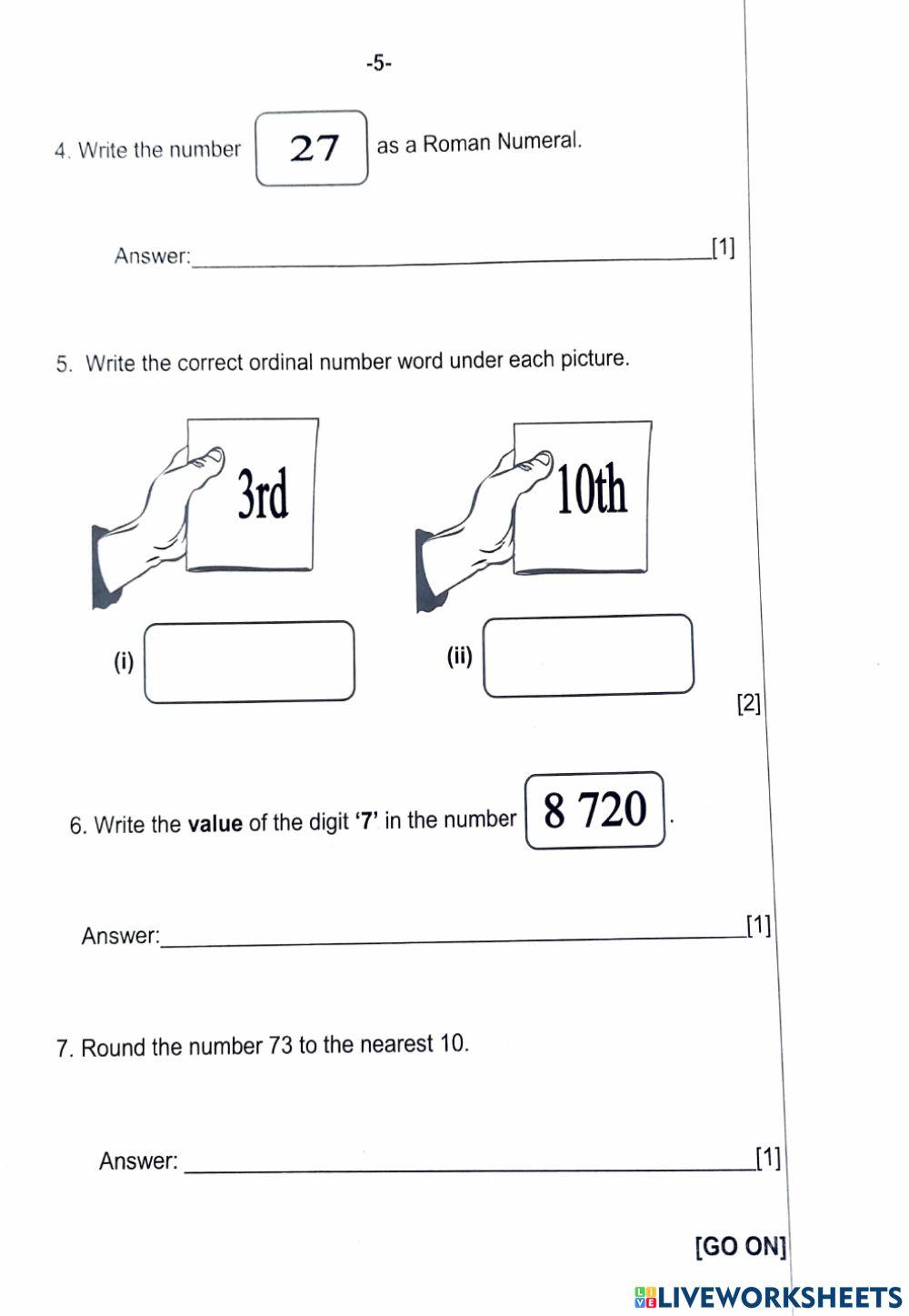 Mathematics Glat Review