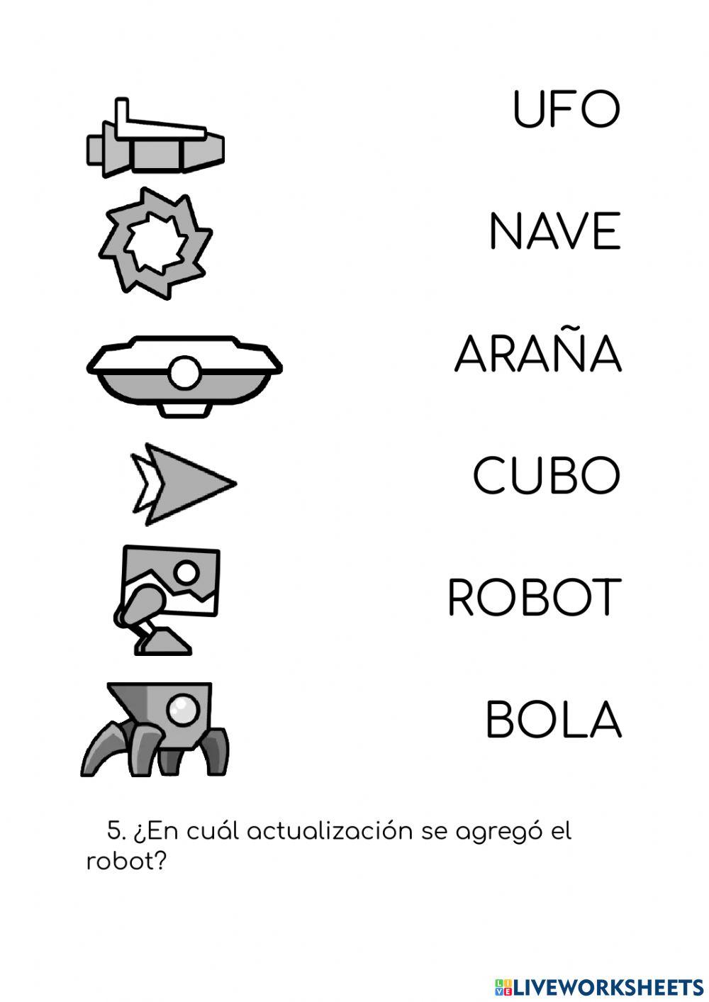 Geometry Dash worksheet | Live Worksheets