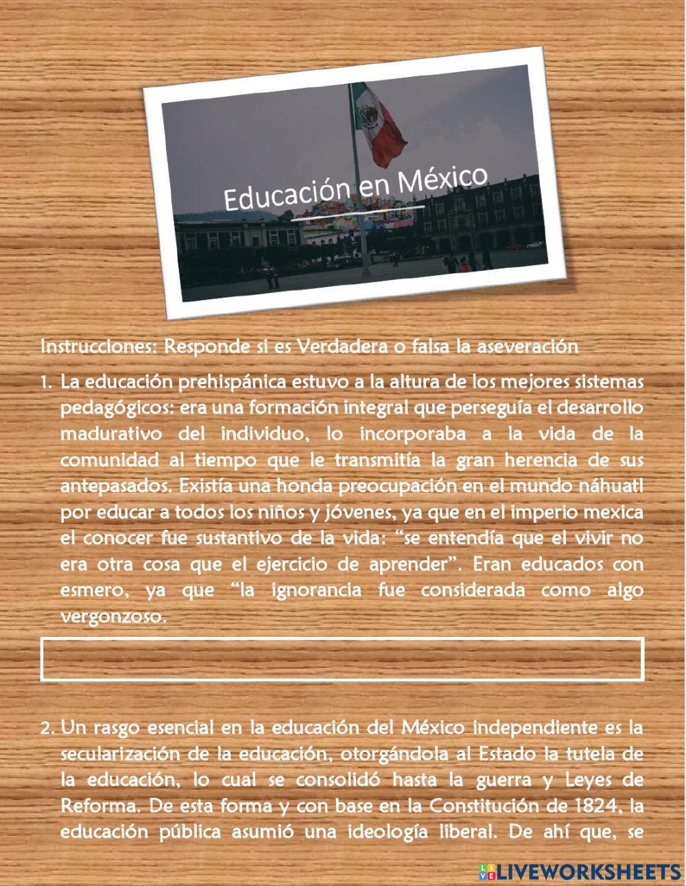 Educación en México