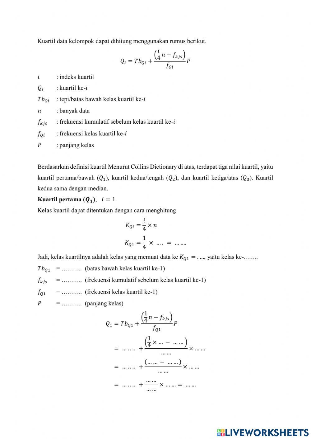 LKPD - Jangkauan Kuartil