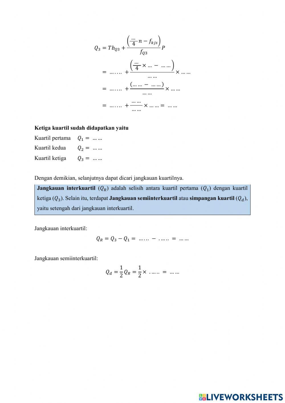 LKPD - Jangkauan Kuartil