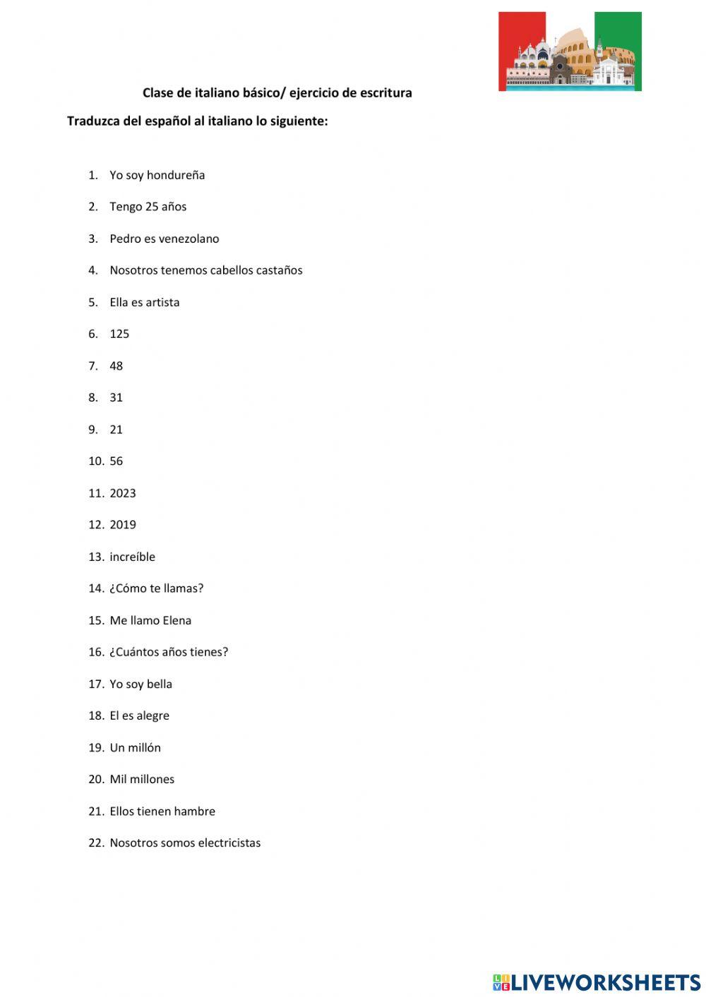 Numeri- nacionalidades- profesiones