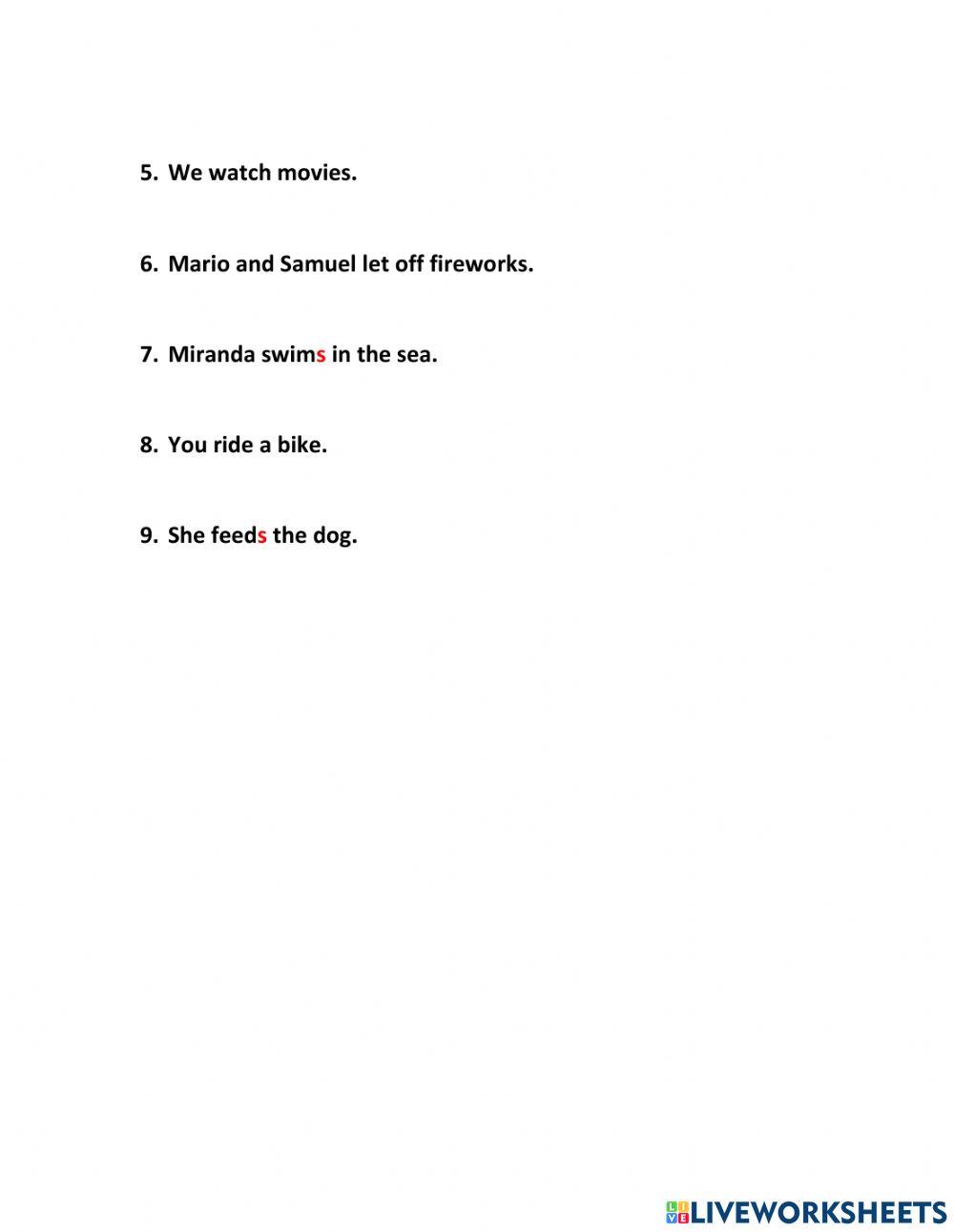 Present simple question form