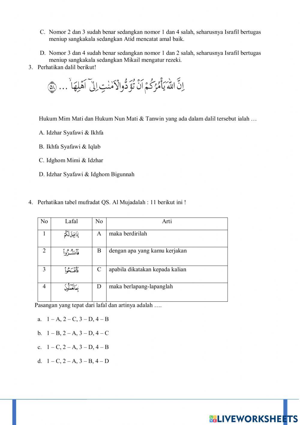 Latihan soal paibp part-1