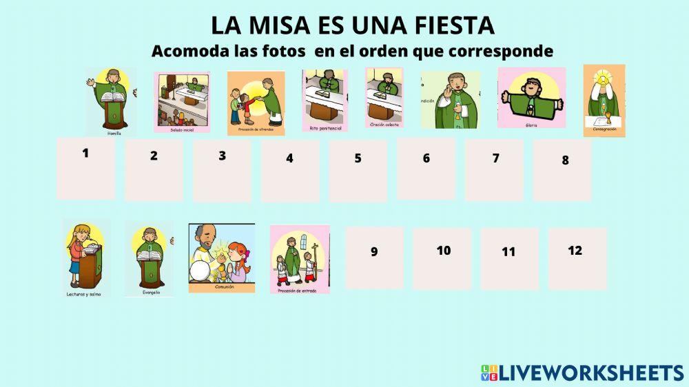 La misa es una fiesta