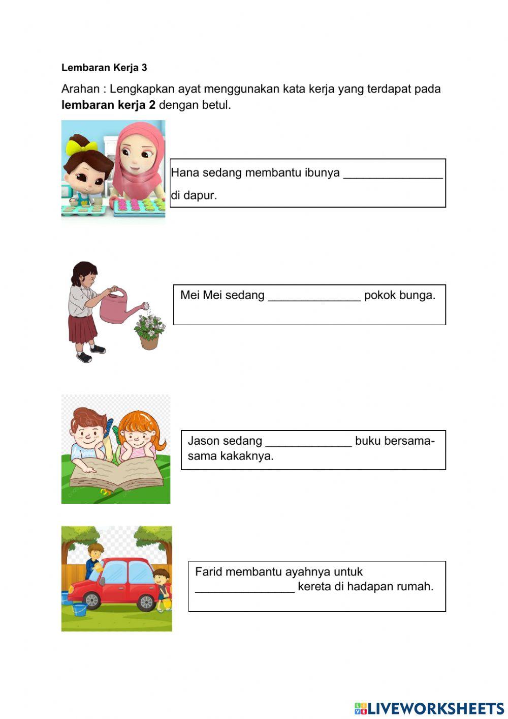 Kata kerja (Imbuhan awalan) Tahun 1