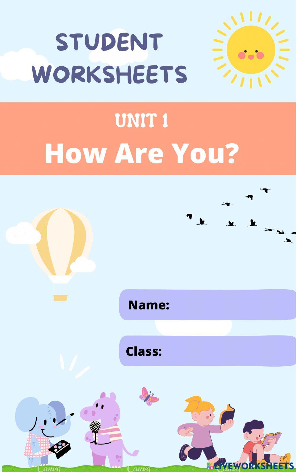 Unit 1-How are you?