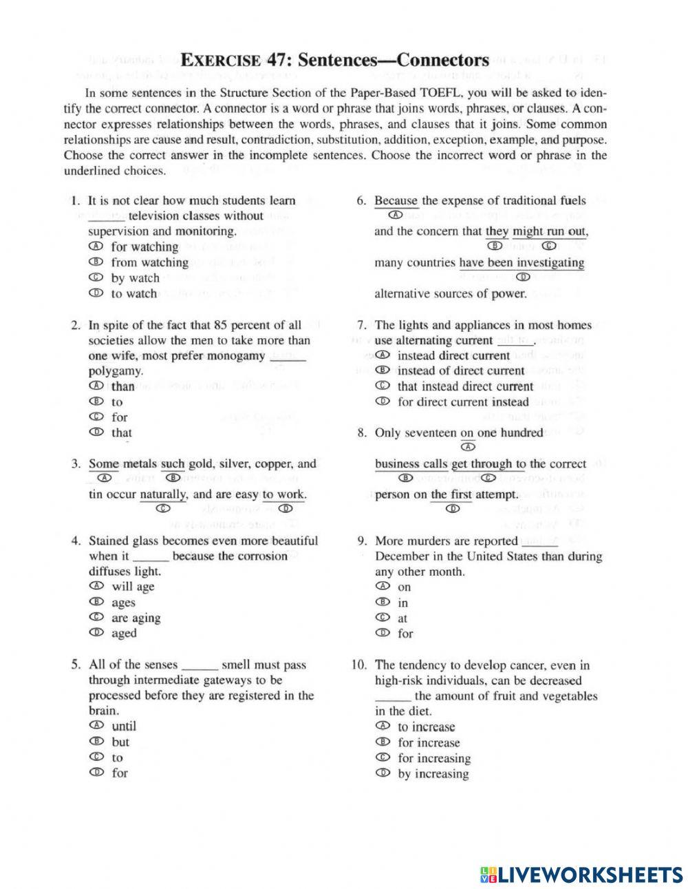 Toefl grammar practice 13