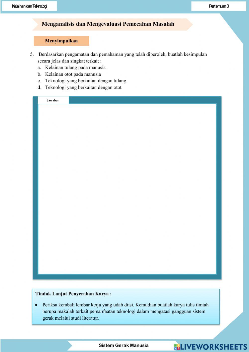 Kelainan dan Teknologi