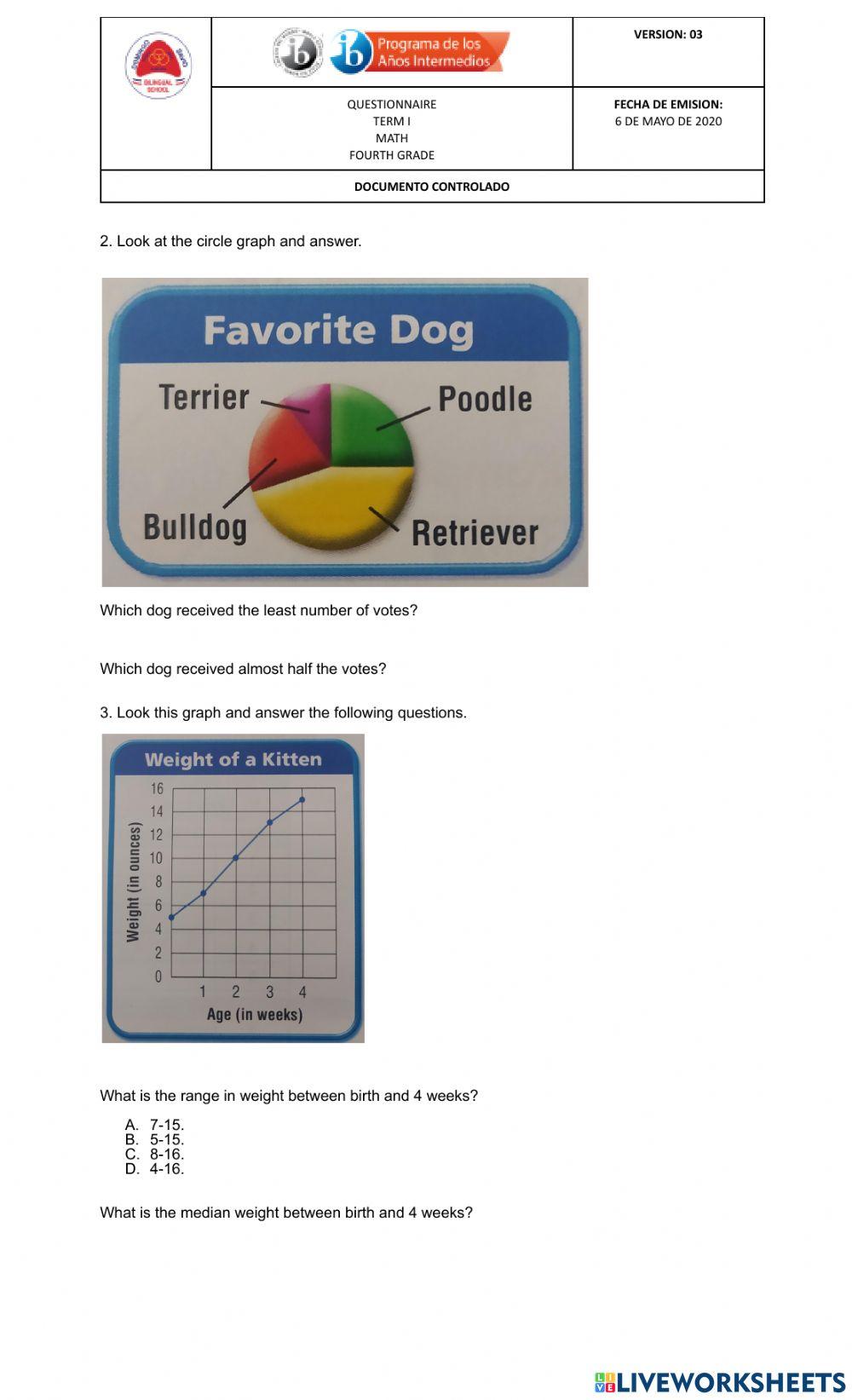 Math Questionnaire
