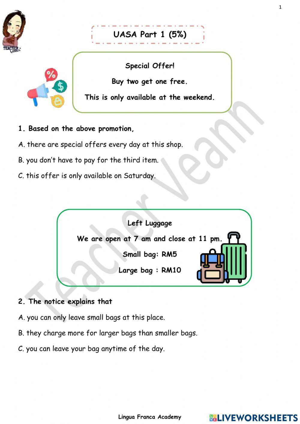 Evaluation Test Gamma