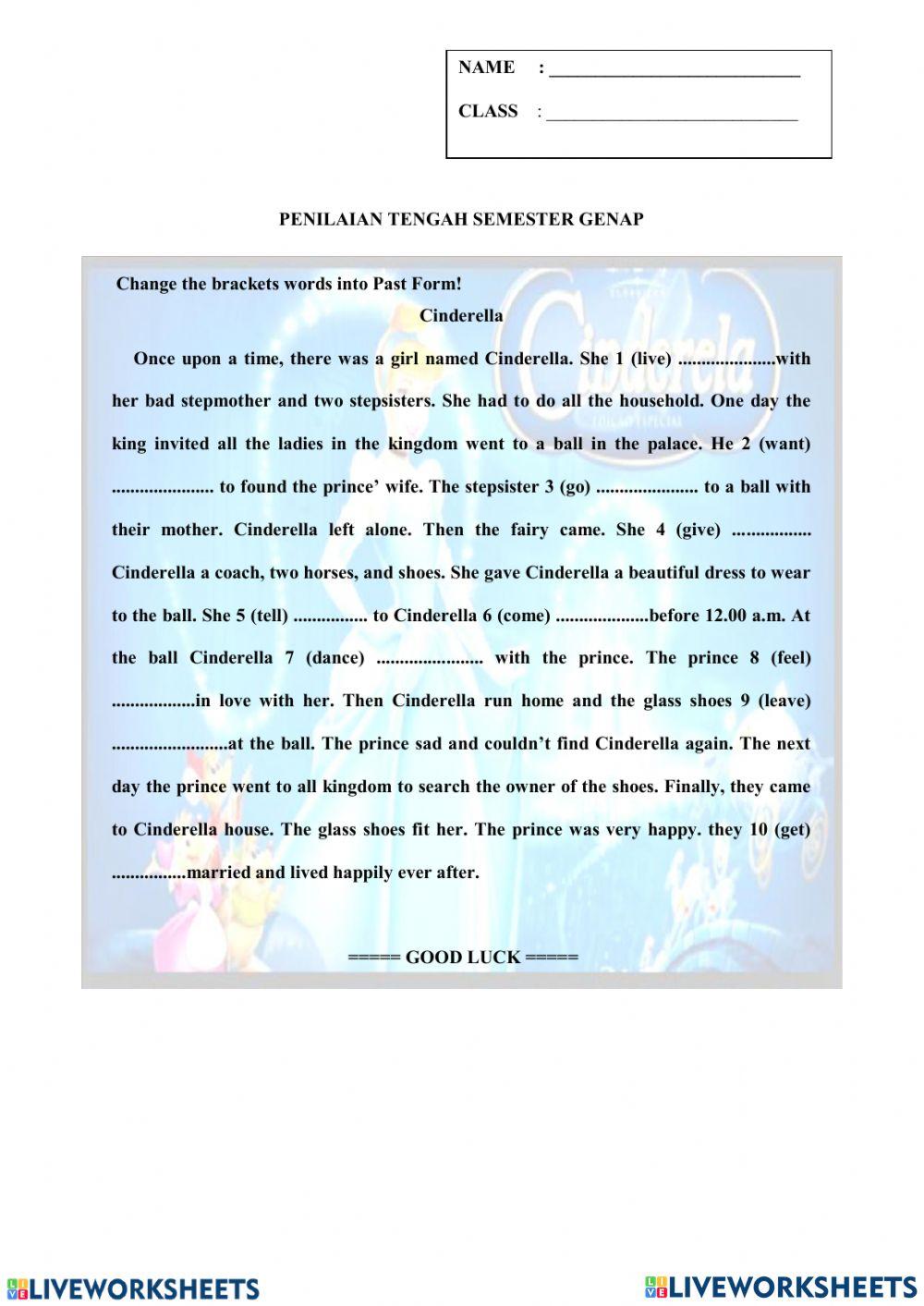 Narrative Text online exercise for grade 9 | Live Worksheets