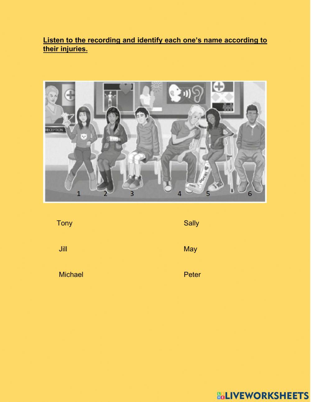 Parts of the body exam v2