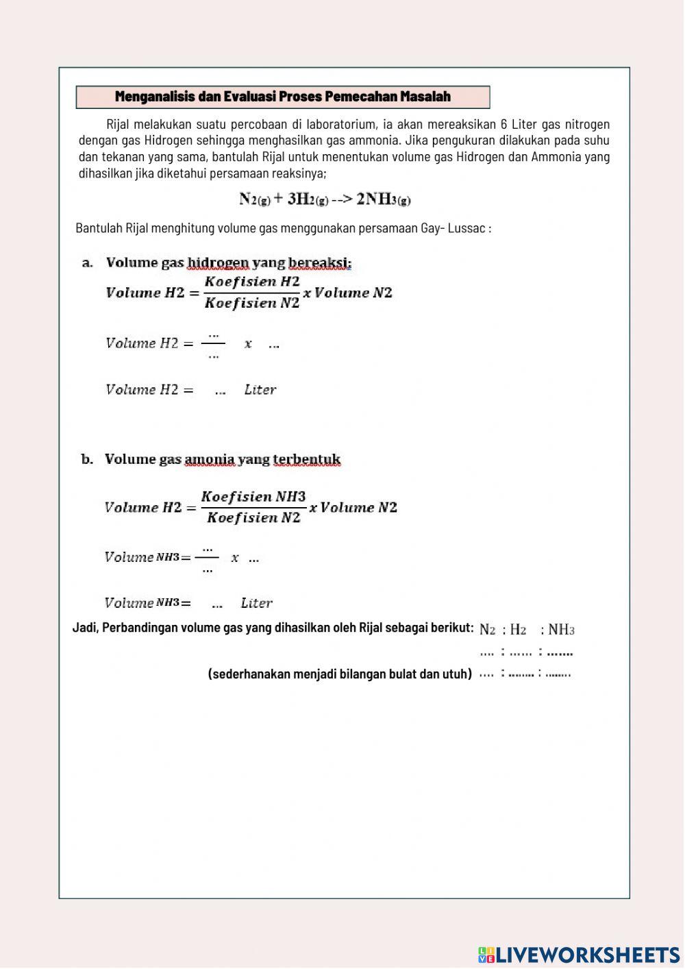 Worksheet LKPD Hukum Dasar