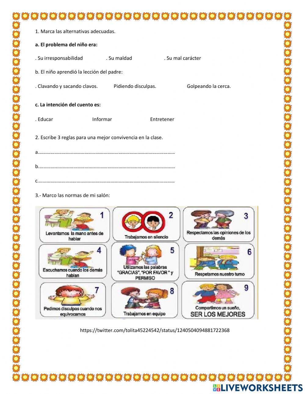 Cuento para trabajar la convivencia