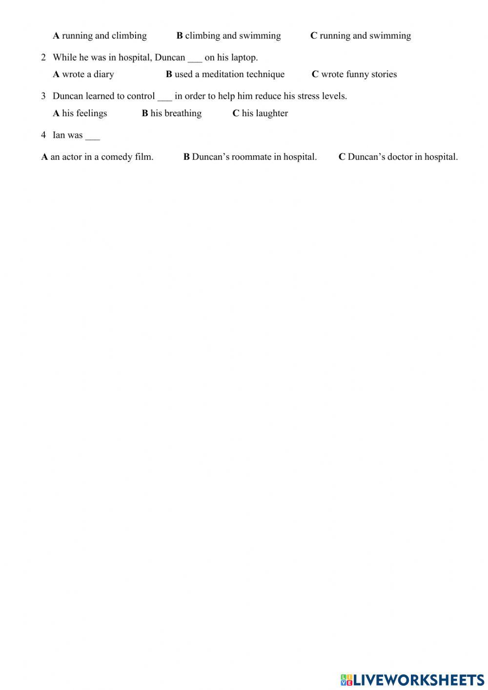 READING TEST UNIT 4- CARS