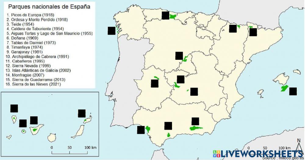 Parques Nacionais de España