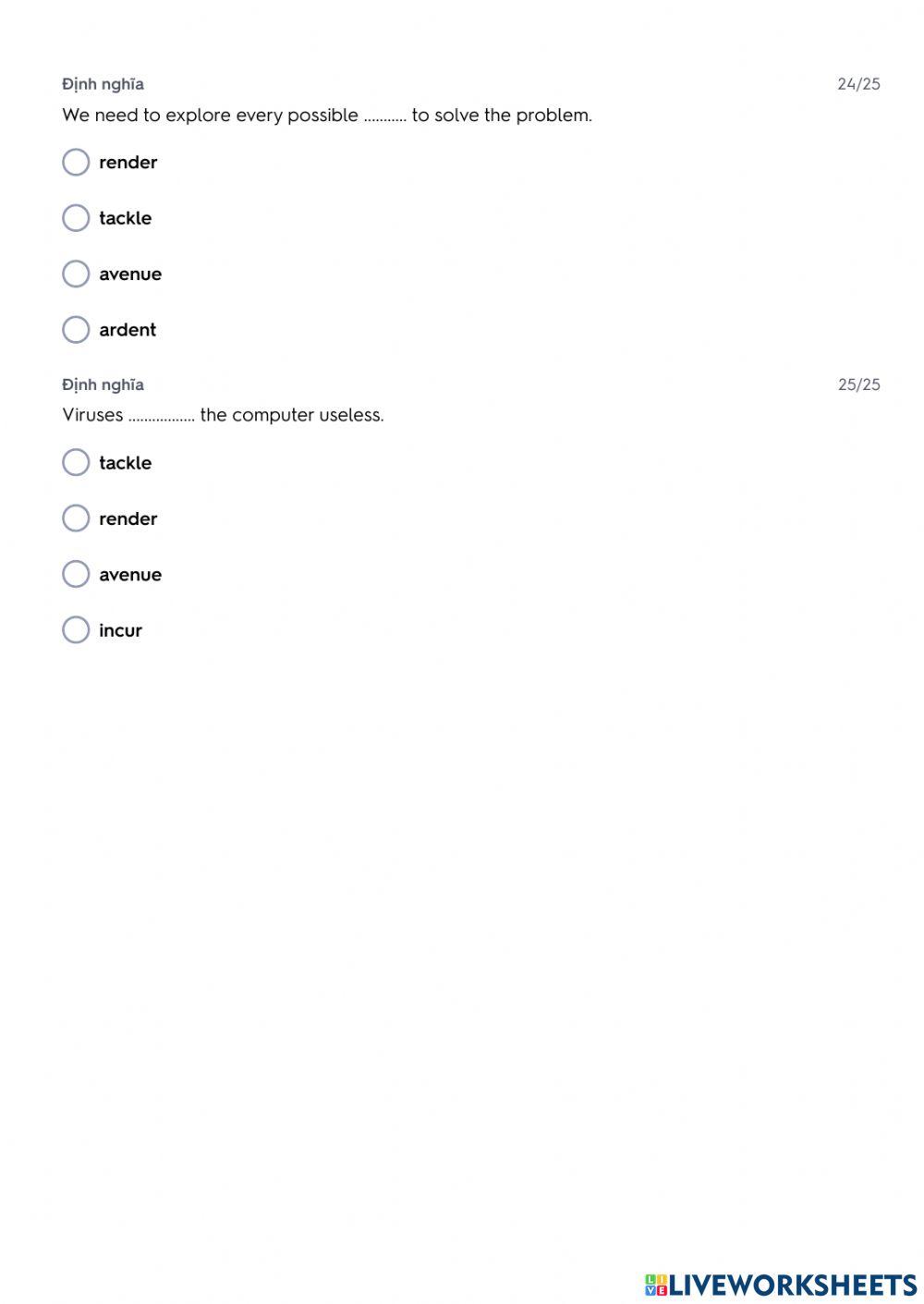 TRS6 - 4 themes (1) - vocabulary