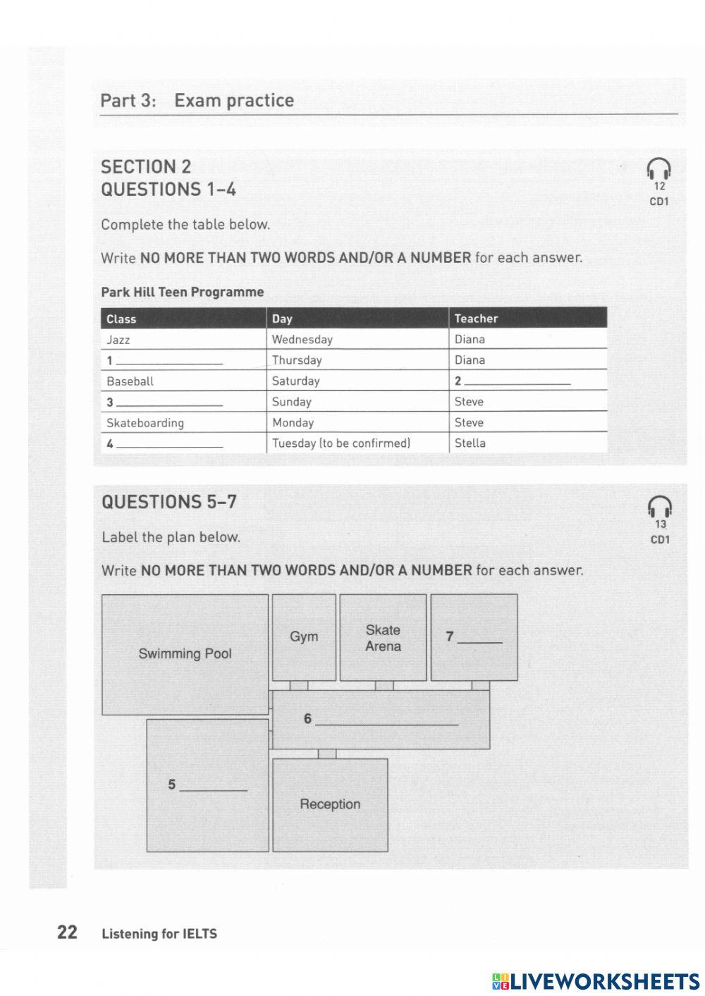IELTS 5.0 - Unit 6 - Lesson 2 - Listening Practice