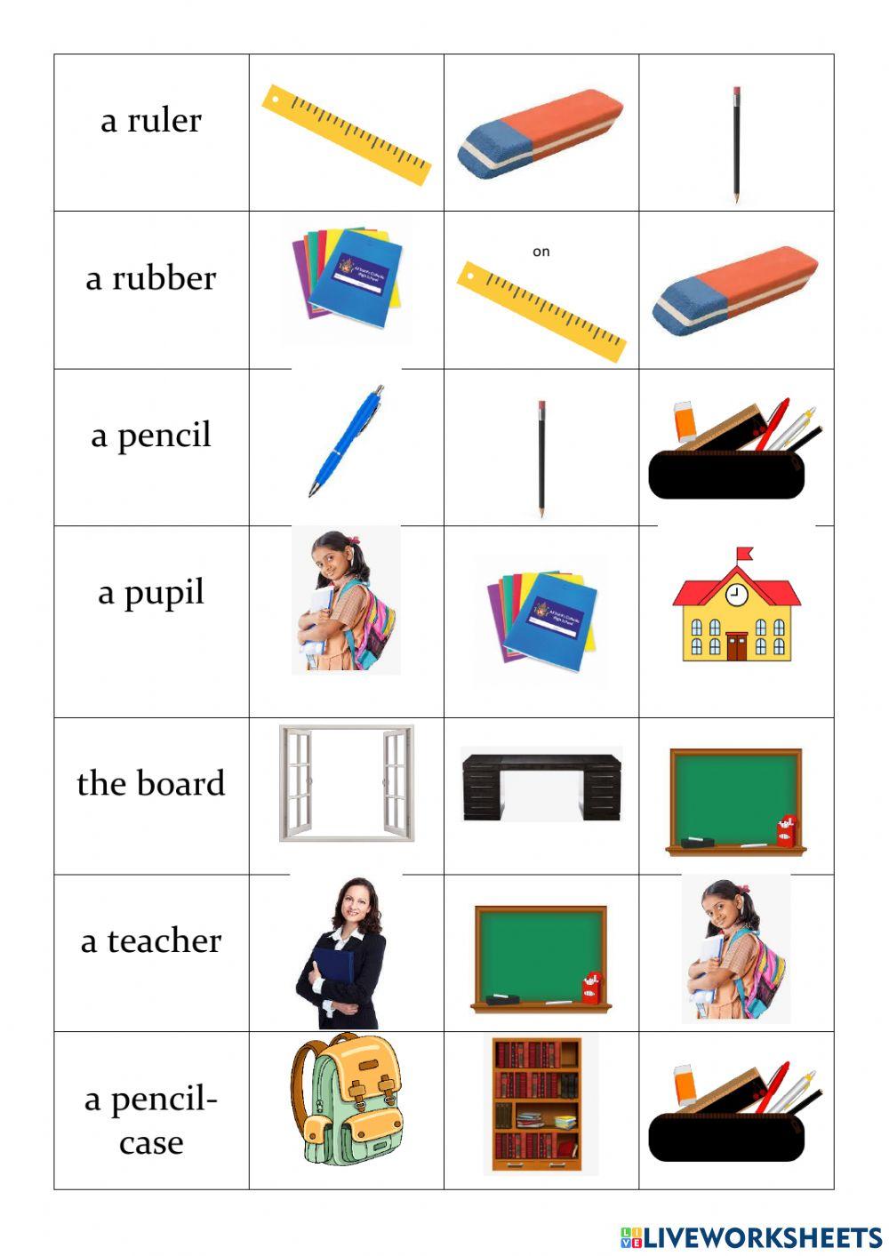 Grade 3 Units 5-7 Vocabulary Revision