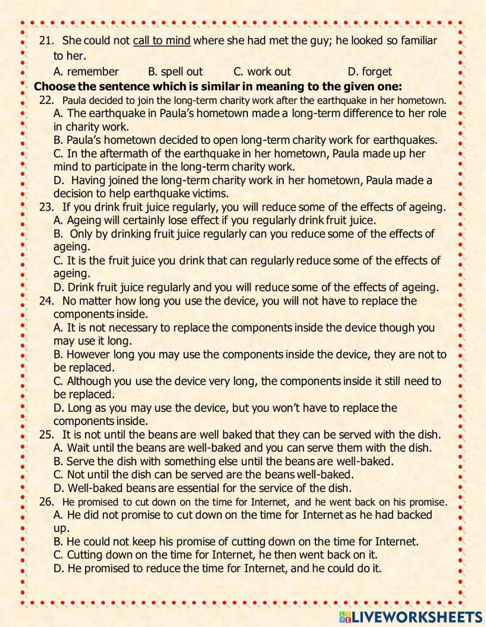 E12- LHP - 2ND Semester - 2022