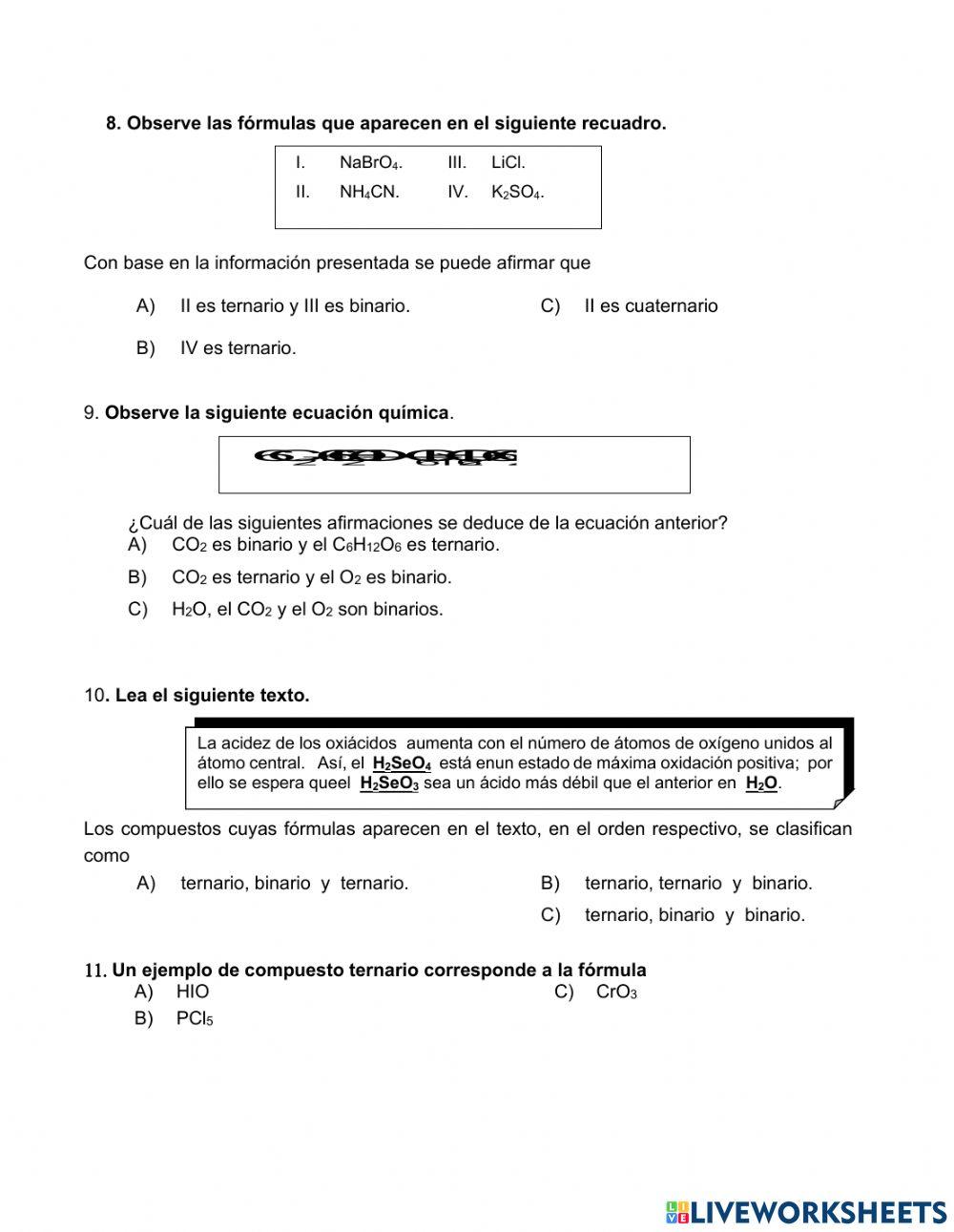 Practica General de Compuestos Químicos