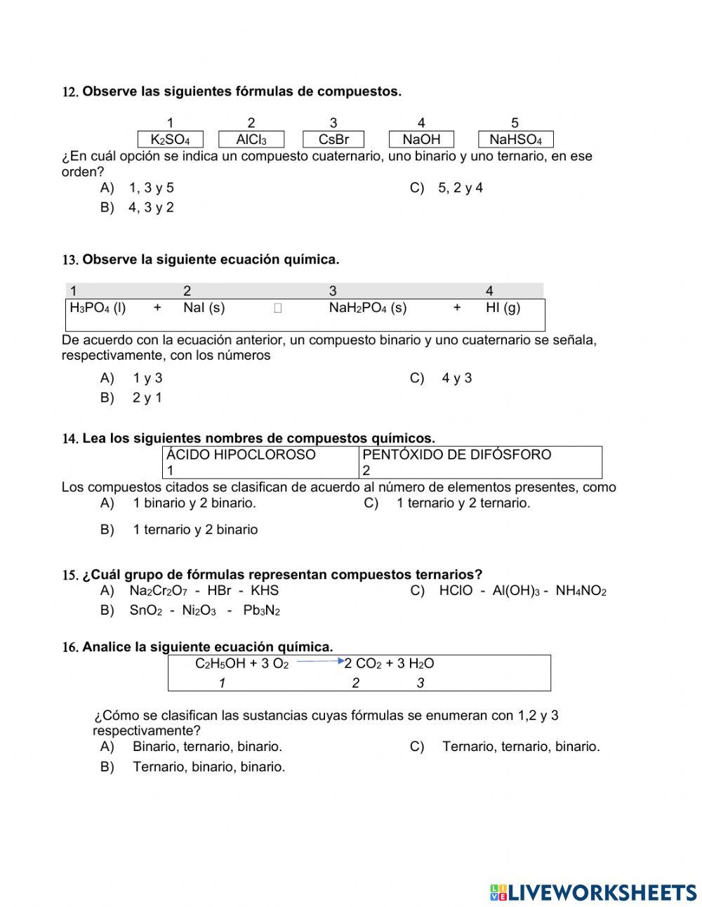 Practica General de Compuestos Químicos
